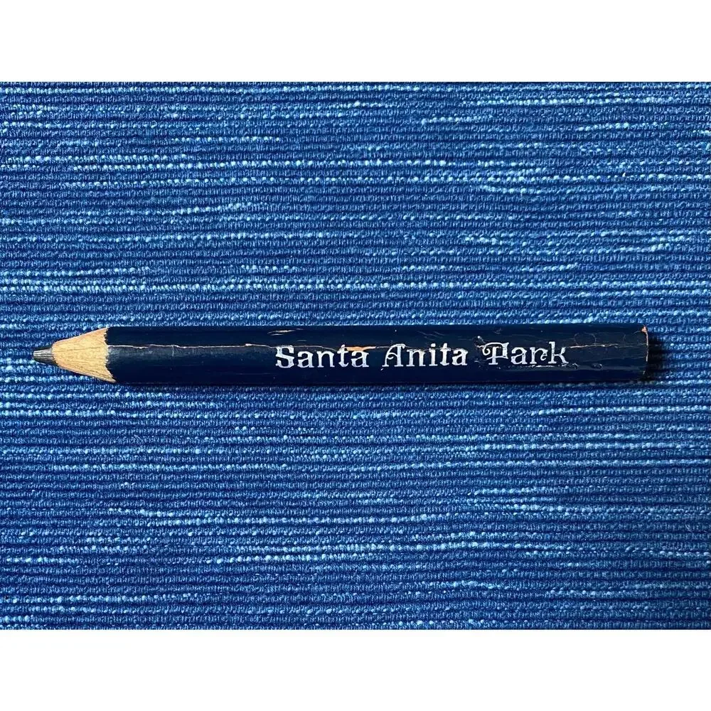 Vintage Santa Anita Park Pencil Horse Racing California Advertising 15B